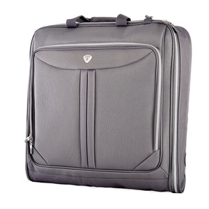 "Vector" Deluxe Garment Bag In Gray