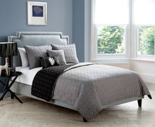 Hayden 5 Piece Quilt Set King In Black/Grey