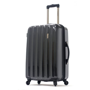 "Titan" 25" Expandable Mid-Size Hardcase Spinner In Black