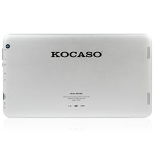 KOCASO 10.1 Inch tablet Quad Core Processor, 512MB RAM 8GB HDD, Metal Cover in Silver