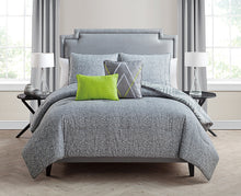 Malina King 5 Piece 100% Cotton Comforter In Gray