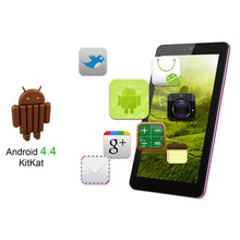 KOCASO 7-Inch Quad Core Android 4.4 1GB RAM 8GB ROM HD LCD Tablet in Hot Pink