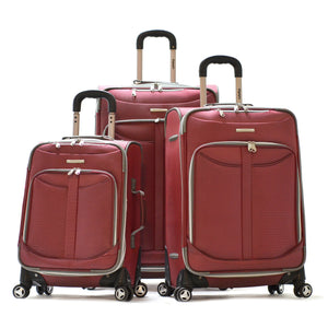"Tuscany" 3 Piece Expandable Spinner Set In Red