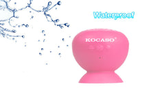 Mini Suction Cup Bluetooth Speaker in Pink