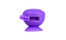 Mini Suction Cup Bluetooth Speaker in Purple