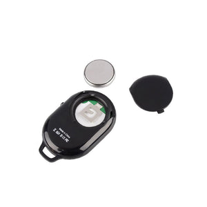 Bluetooth Shutter Remote Controller for Android and iOS Devices in Black