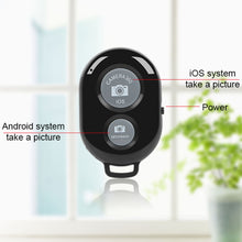 Bluetooth Shutter Remote Controller for Android and iOS Devices in Black