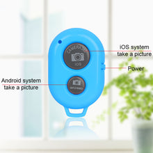 Bluetooth Shutter Remote Controller for Android and iOS Devices in Blue