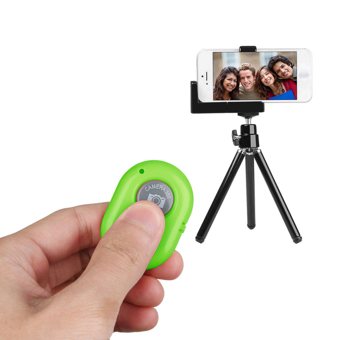 Bluetooth Shutter Remote Controller for Android and iOS Devices in Green