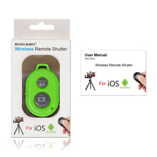 Bluetooth Shutter Remote Controller for Android and iOS Devices in Green