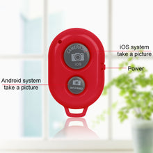 Bluetooth Shutter Remote Controller for Android and iOS Devices in Red