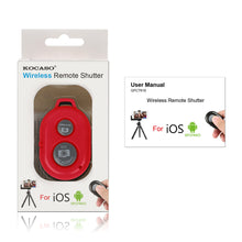 Bluetooth Shutter Remote Controller for Android and iOS Devices in Red