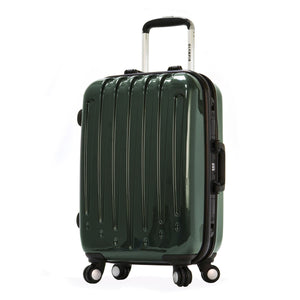 "Dynasty" 21" Carry-On Spinner W/ Lock System In Green