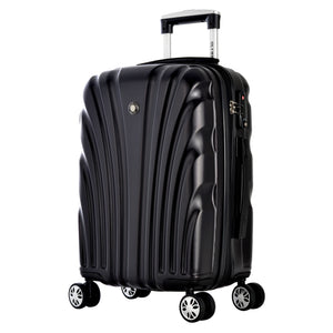 "Vortex" Carry-On Hardcase Spinner W/ Tsa Lock In Shadow Black