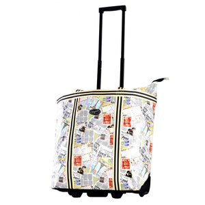 "Cosmopolitan" Rolling Shopper Tote In News