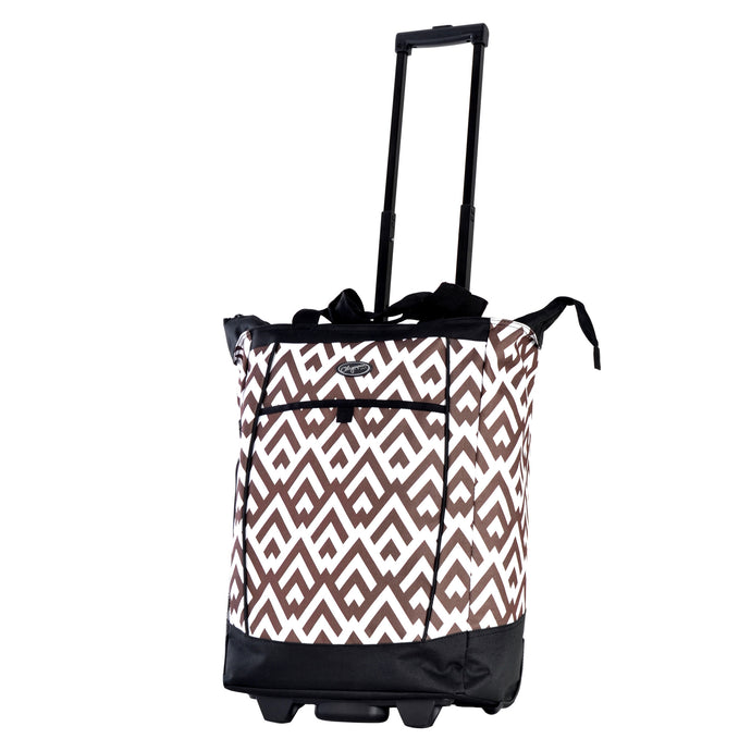 Fashion Rolling Shopper Tote In Hills