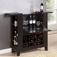 Baxton Studio Modesto Brown Modern Dry Bar and Wine Cabinet
