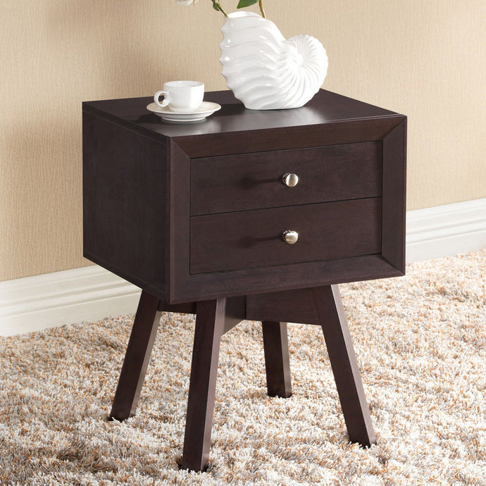 Baxton Studio Warwick Brown Modern Accent Table and Nightstand