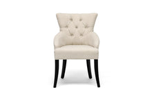 Set of 2 Baxton Studio Halifax Beige Linen Dining Chair
