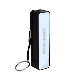 Kocaso 2600mAh Power Bank for Mobile Device, USB Connection in Black