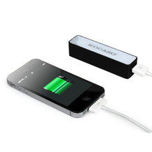 Kocaso 2600mAh Power Bank for Mobile Device, USB Connection in Black