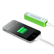 Kocaso 2600mAh Power Bank for Mobile Device, USB Connection in Green