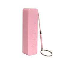 Kocaso 2600mAh Power Bank for Mobile Device, USB Connection in Pink