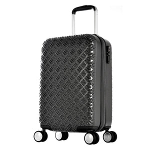 "T Line Gon" 25" Polycarbonate Mid-Size Spinner W/Tsa Lock In Black
