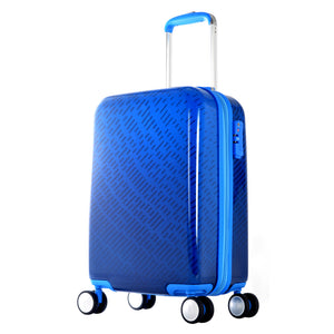 "T Line Gam" 21" Polycarbonate Carry-On Spinner W/Tsa Lock In Blue