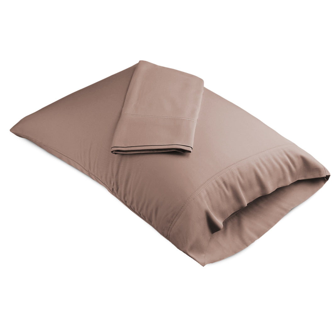 Valenza 800tc Natural Tencel Sheets - King in Taupe