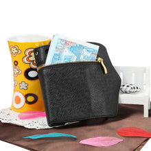 Synthetic Leather Wallet Flip Case Credit Card Holder For iPhone 4/4S in Black