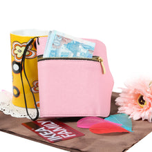 Synthetic Leather Wallet Flip Case Credit Card Holder For iPhone 4/4S in Pink