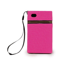 Synthetic Leather Wallet Flip Case Credit Card Holder For iPhone 4/4S in Rose