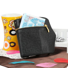 Synthetic Leather Wallet Flip Case Credit Card Holder For iPhone 5/5S in Black