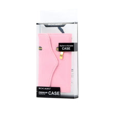 Synthetic Leather Wallet Flip Case Credit Card Holder For iPhone 5/5S in Pink