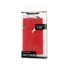 Synthetic Leather Wallet Flip Case Credit Card Holder For iPhone 5/5S in Red