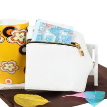 Synthetic Leather Wallet Flip Case Credit Card Holder For iPhone 5/5S in White