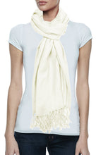 3-Pack: Luxurious Wool & Silk Blend Pashmina Scarves in Dark Gray, White, Lime