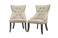 Set of 2 Baxton Studio Daphne Neutral Linen Fabric Modern Dining Chair