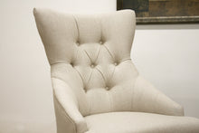 Set of 2 Baxton Studio Daphne Neutral Linen Fabric Modern Dining Chair