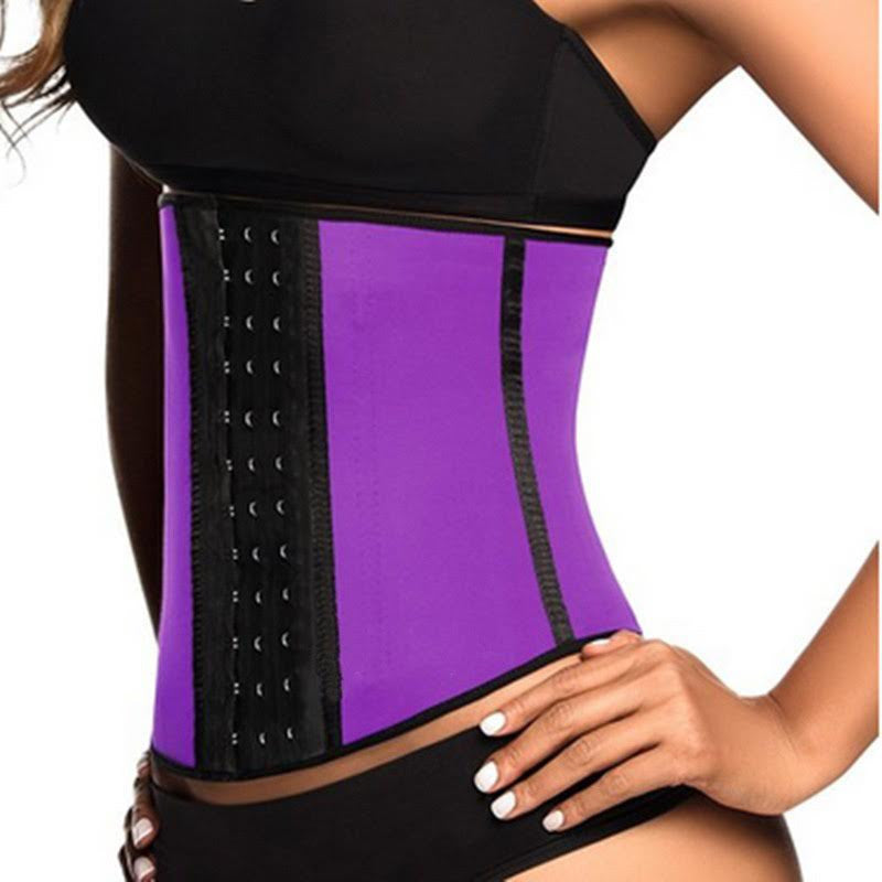 Corset Body Shaper Purple Medium