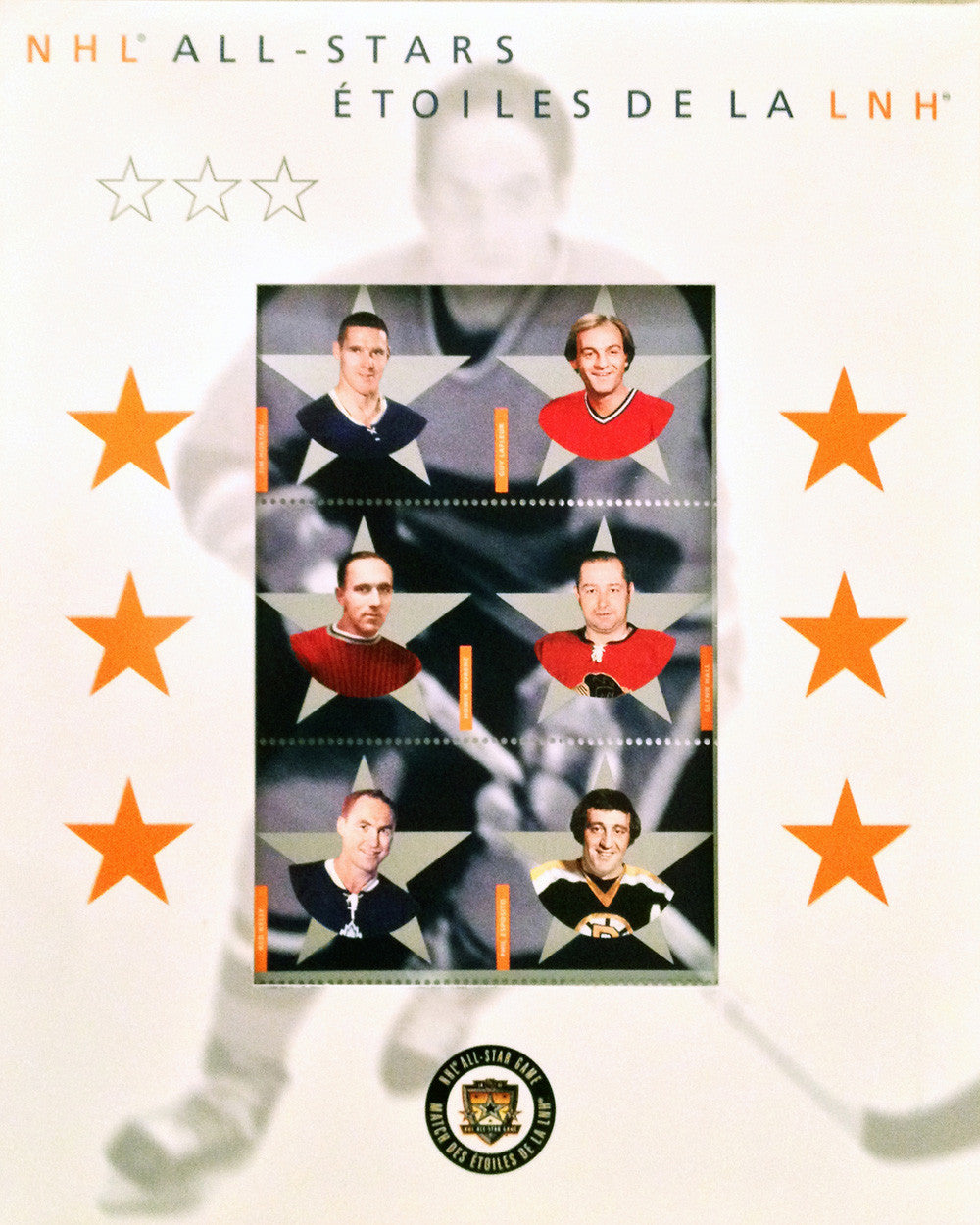 Canada Post 2002 NHL Alumni All-Star Stamp Set