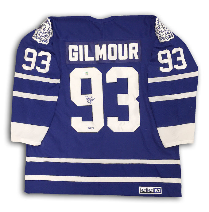 Doug Gilmour Autographed Blue Toronto Maple Leafs Jersey