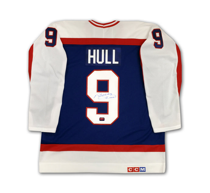 Bobby Hull Autographed Blue Winnipeg Jets Jersey