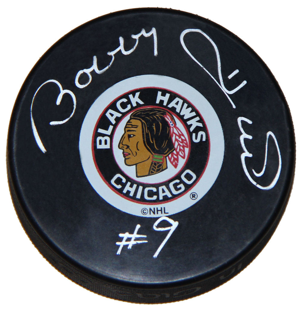 Bobby Hull Autographed Hockey Puck - Chicago Blackhawks